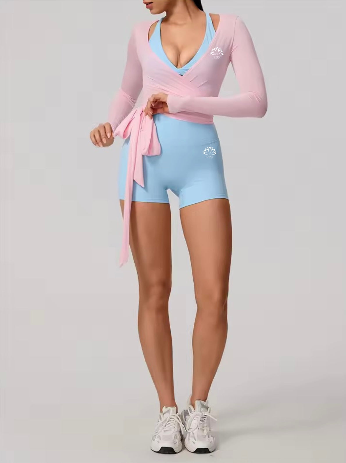 Gaillardia Wrap Long Sleeve Top
