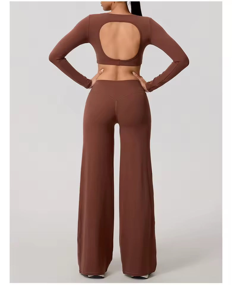 Protea Lang Sleeve Crop Top