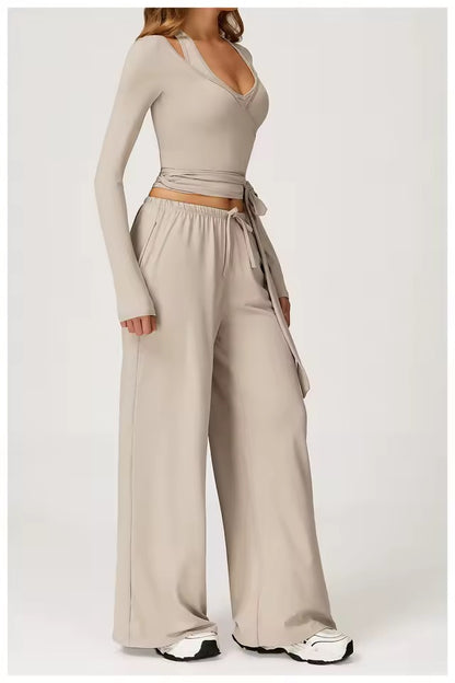 Gaillardia Wrap Long Sleeve Top