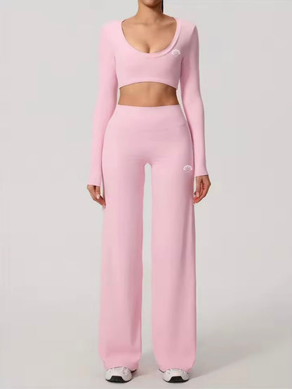 Protea Lang Sleeve Crop Top