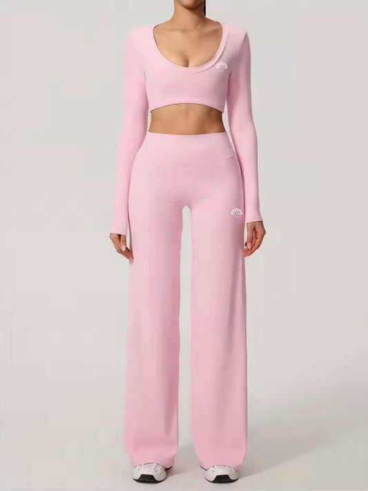 Protea Lang Sleeve Crop Top