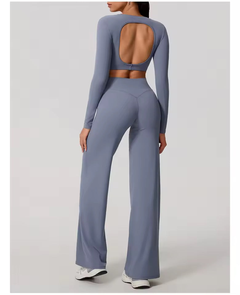 Protea Lang Sleeve Crop Top