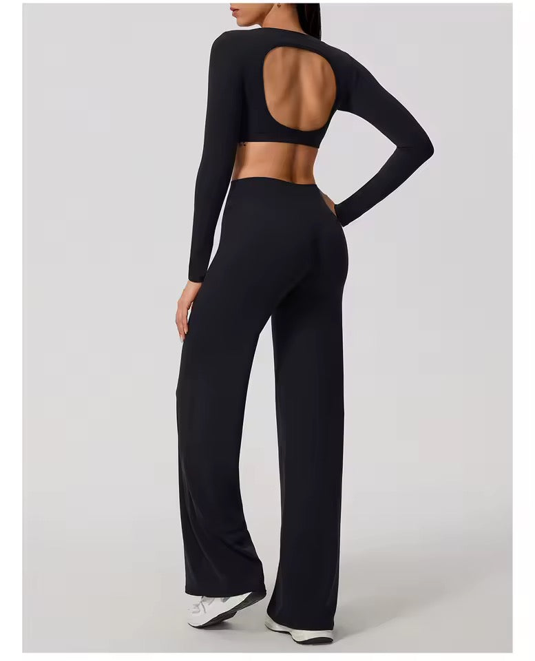 Protea Lang Sleeve Crop Top