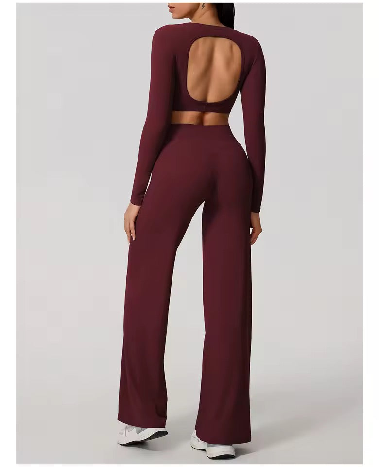 Protea Lang Sleeve Crop Top