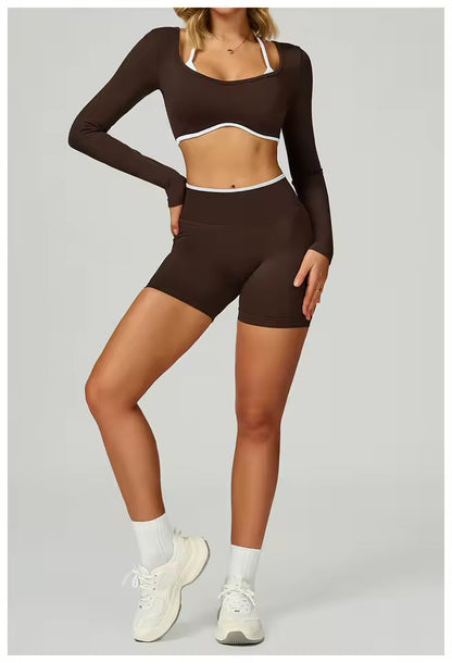 Gloriosa Long Sleeve Crop Top