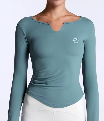Marigold long-sleeved shirt