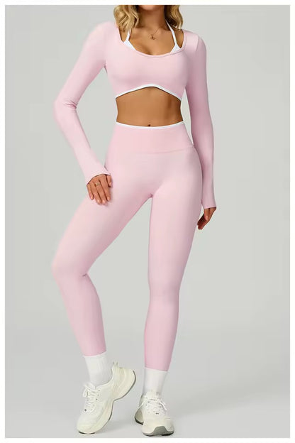 Gloriosa Long Sleeve Crop Top