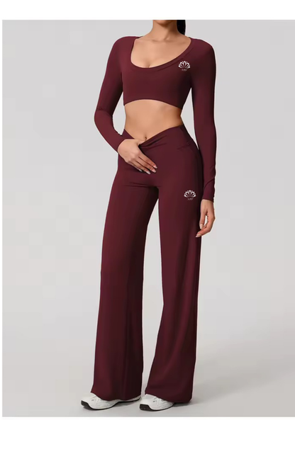 Protea Lang Sleeve Crop Top