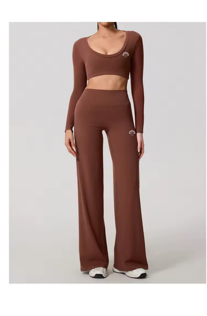 Protea Lang Sleeve Crop Top