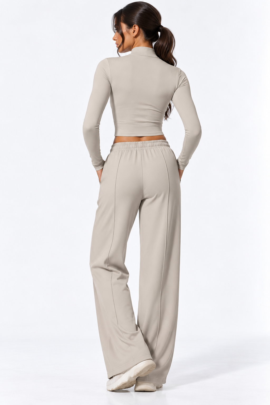 High-Waist Jogging Pants