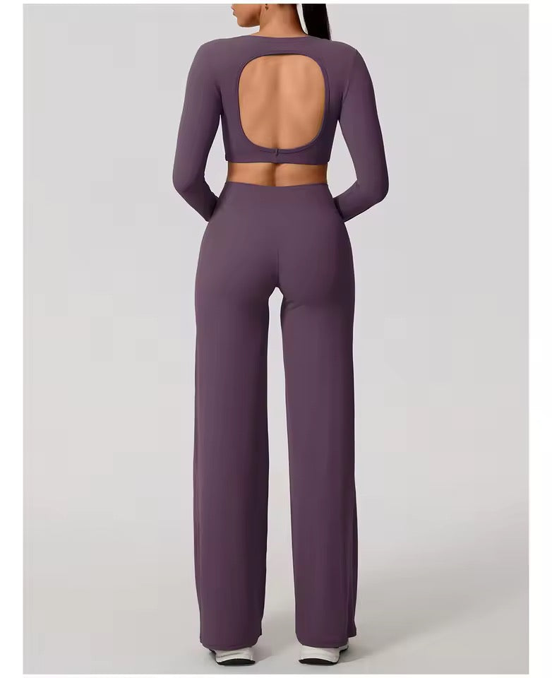 Protea Lang Sleeve Crop Top