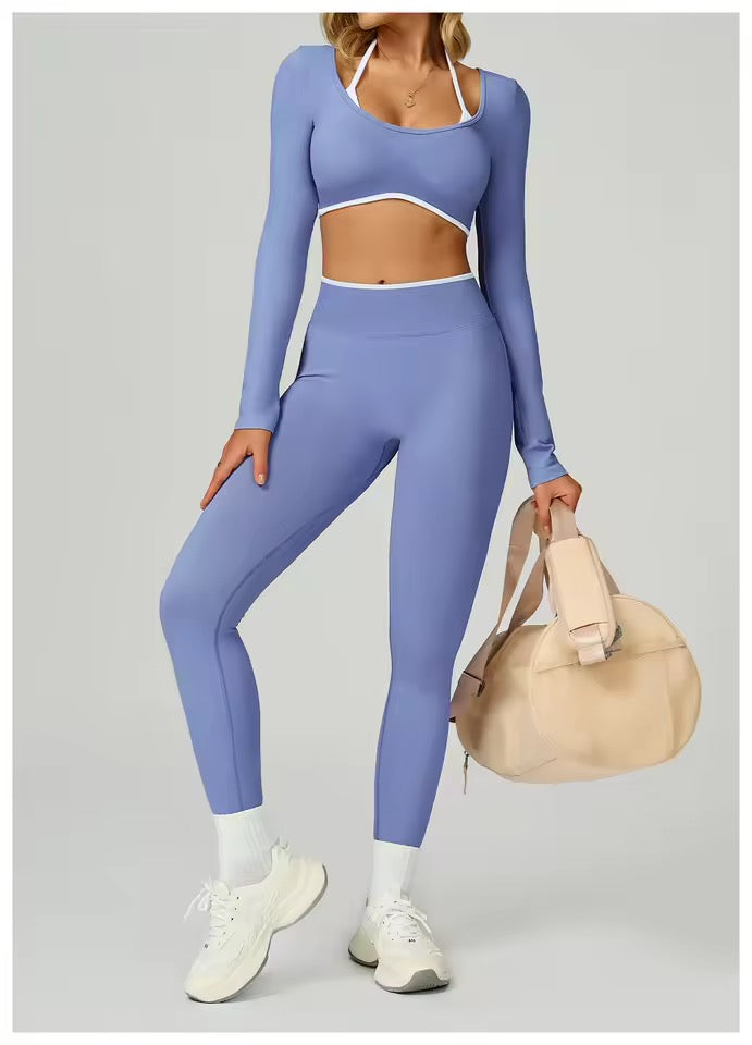 Gloriosa Long Sleeve Crop Top