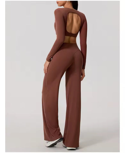 Protea Lang Sleeve Crop Top