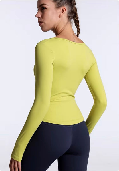 Marigold long-sleeved shirt