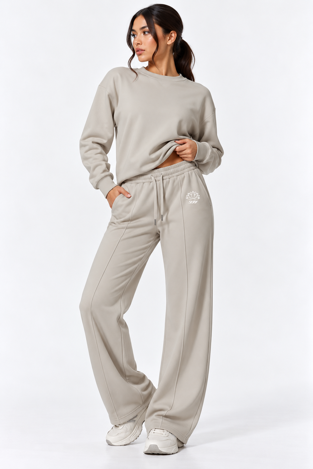 High-Waist Jogging Pants