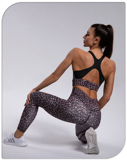 Animal print gym wear