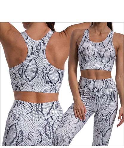 Animal print gym wear