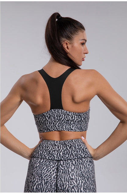 Animal print gym wear