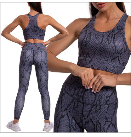 Animal print gym wear